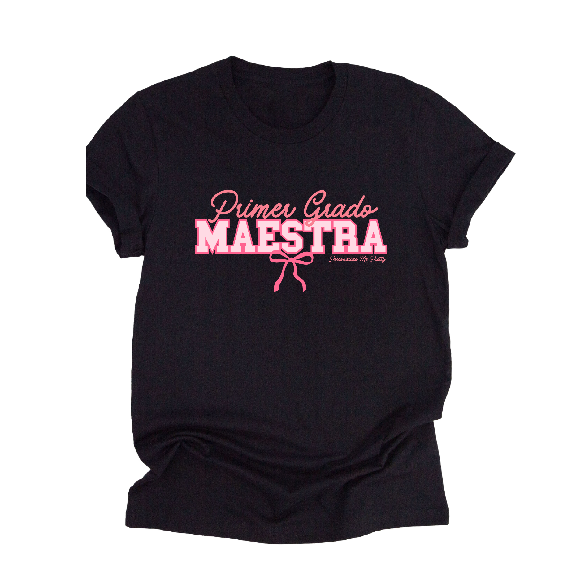 Personalized Grade Level Maestra Bow Shirt