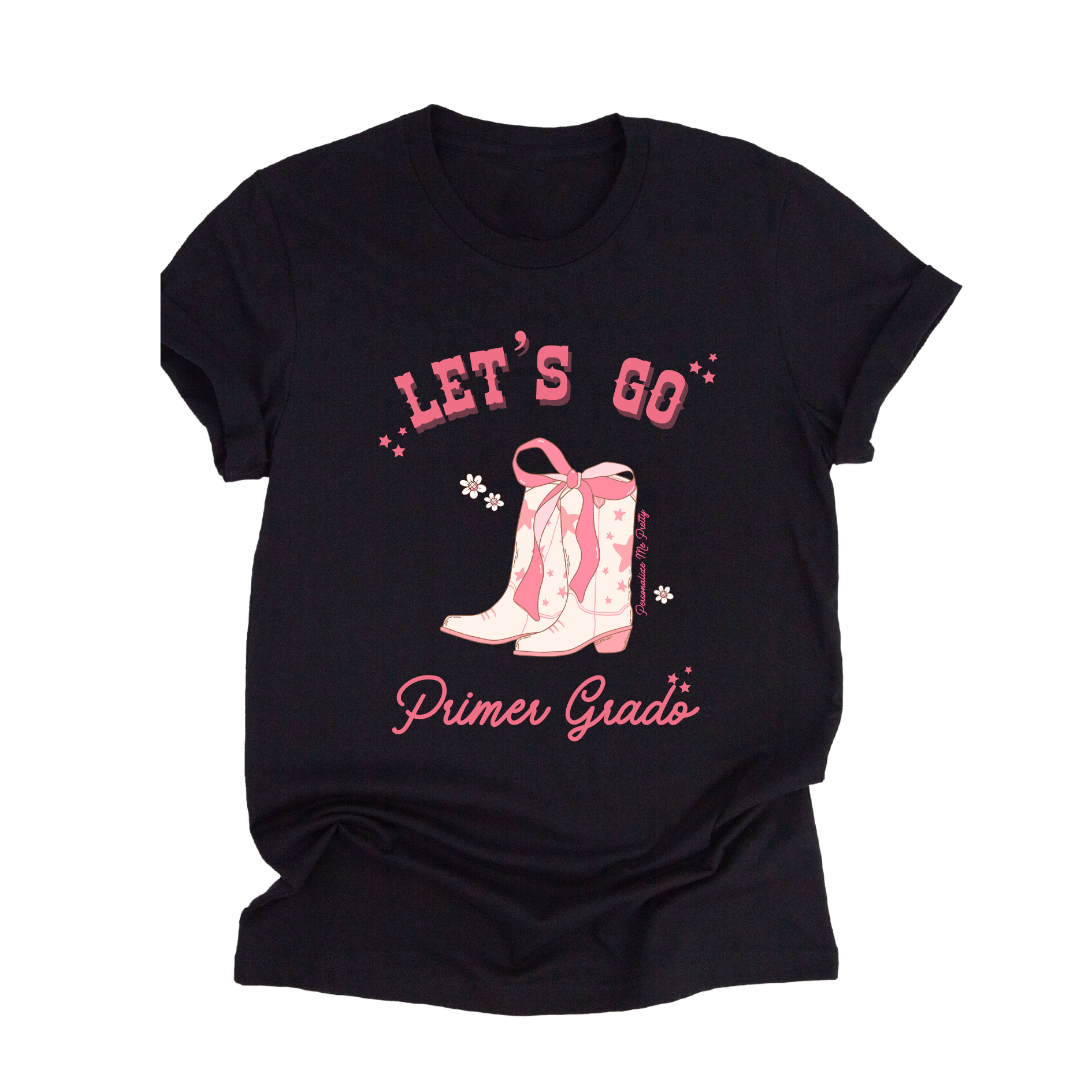 Personalized Let's Go Grade Level Maestra Shirt