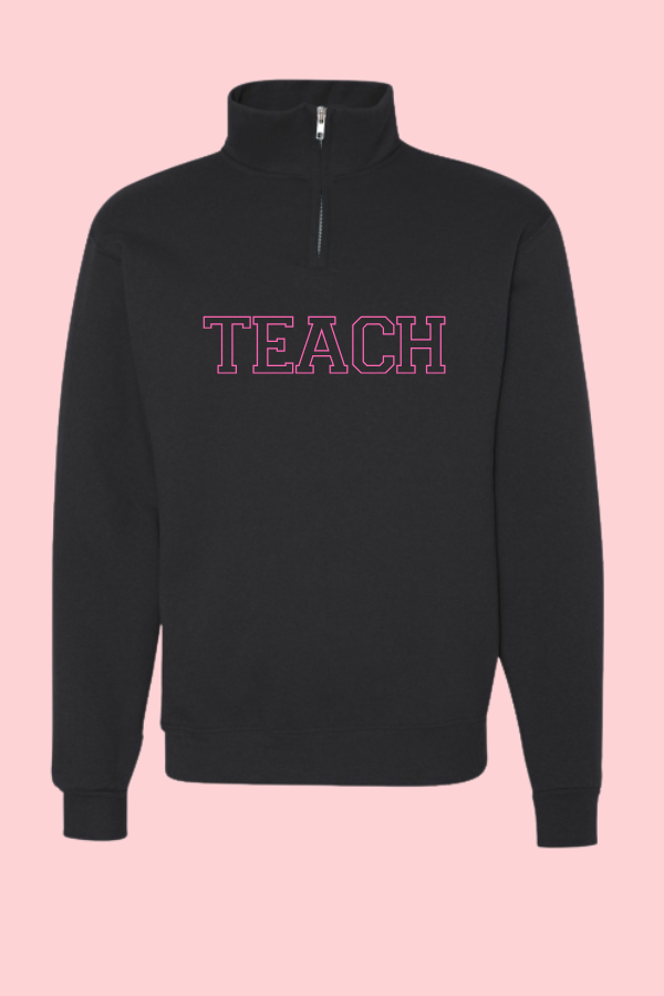 Classic Pink-Thread Teach Quarter Zip
