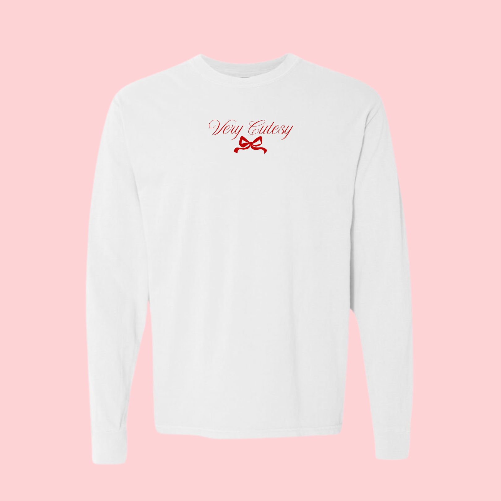 Embroidered Very Cutesy Long Sleeve