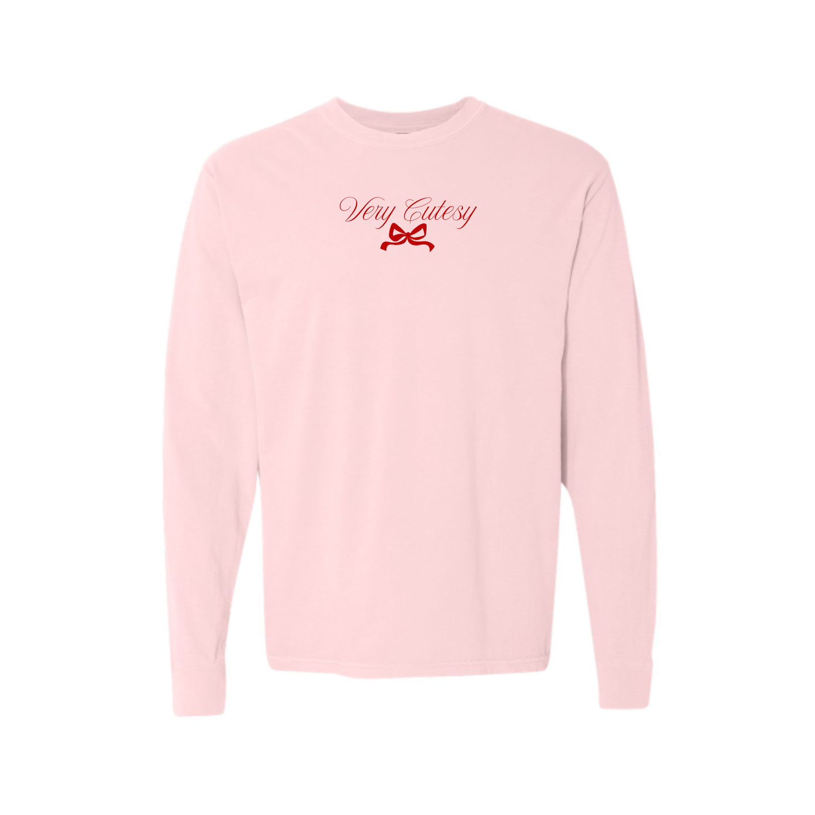 Embroidered Very Cutesy Long Sleeve