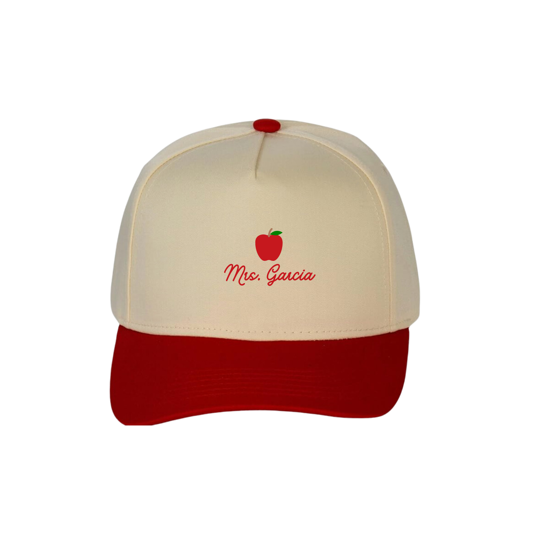 Personalized Embroidered Apple Hat