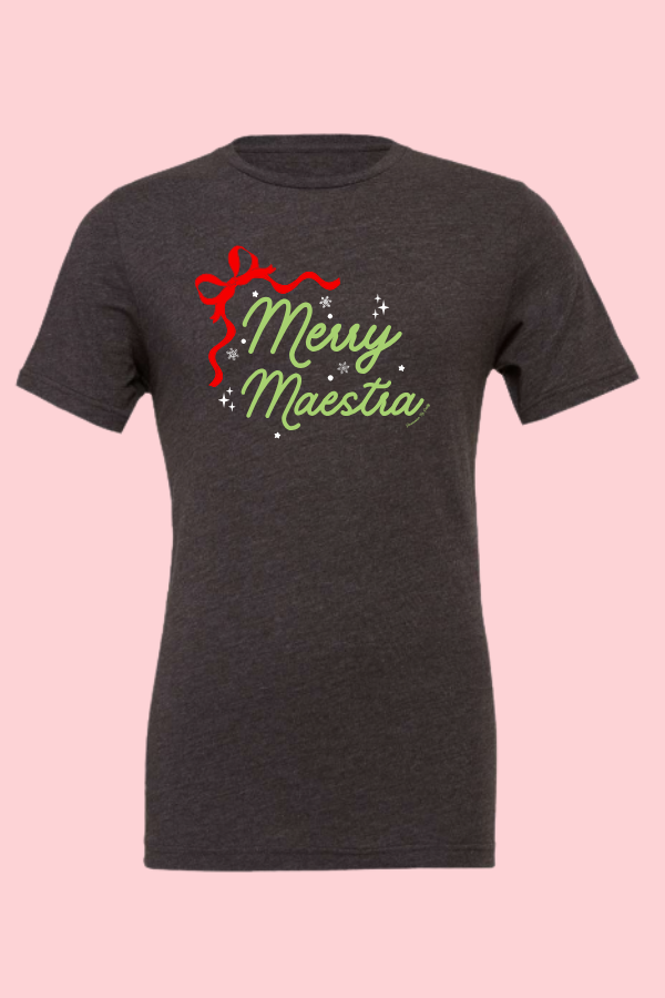 Red Bow Merry Maestra Tee
