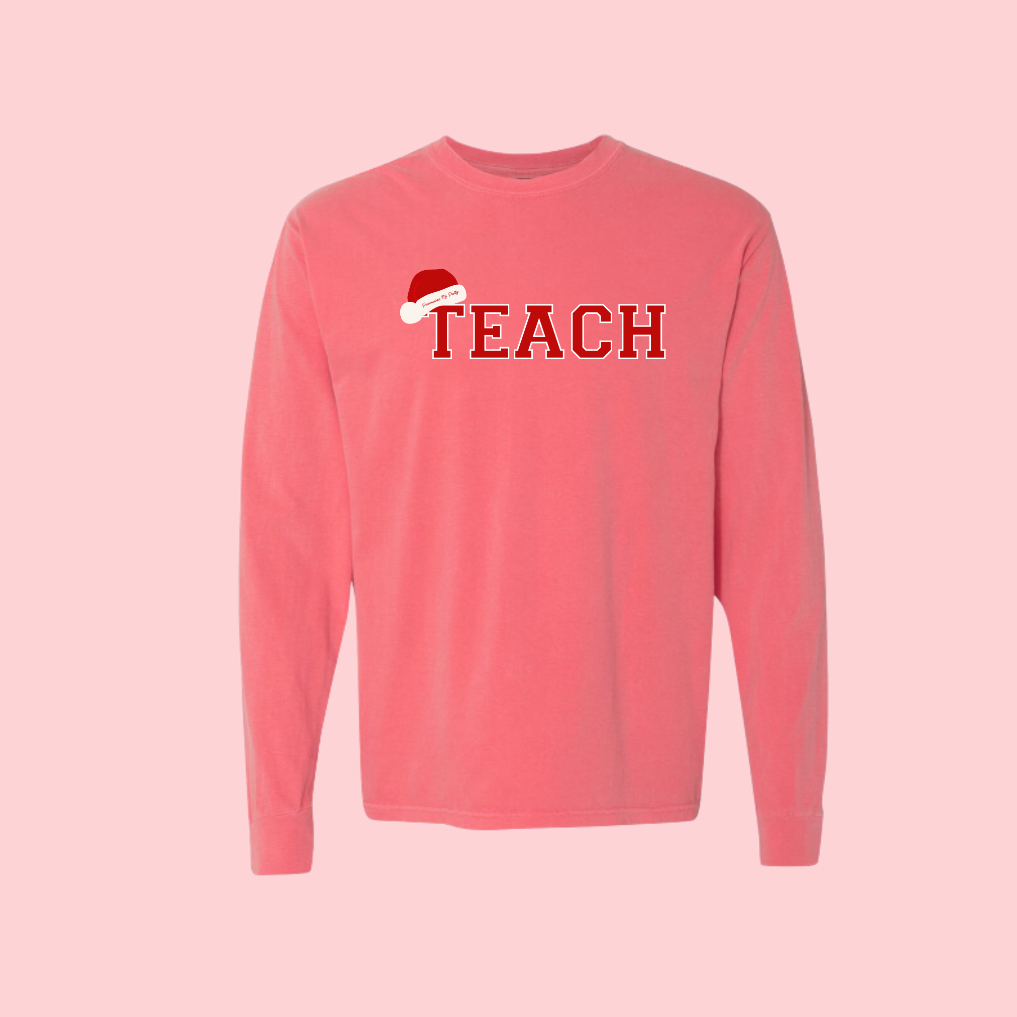 Santa Varsity Teach Long Sleeve