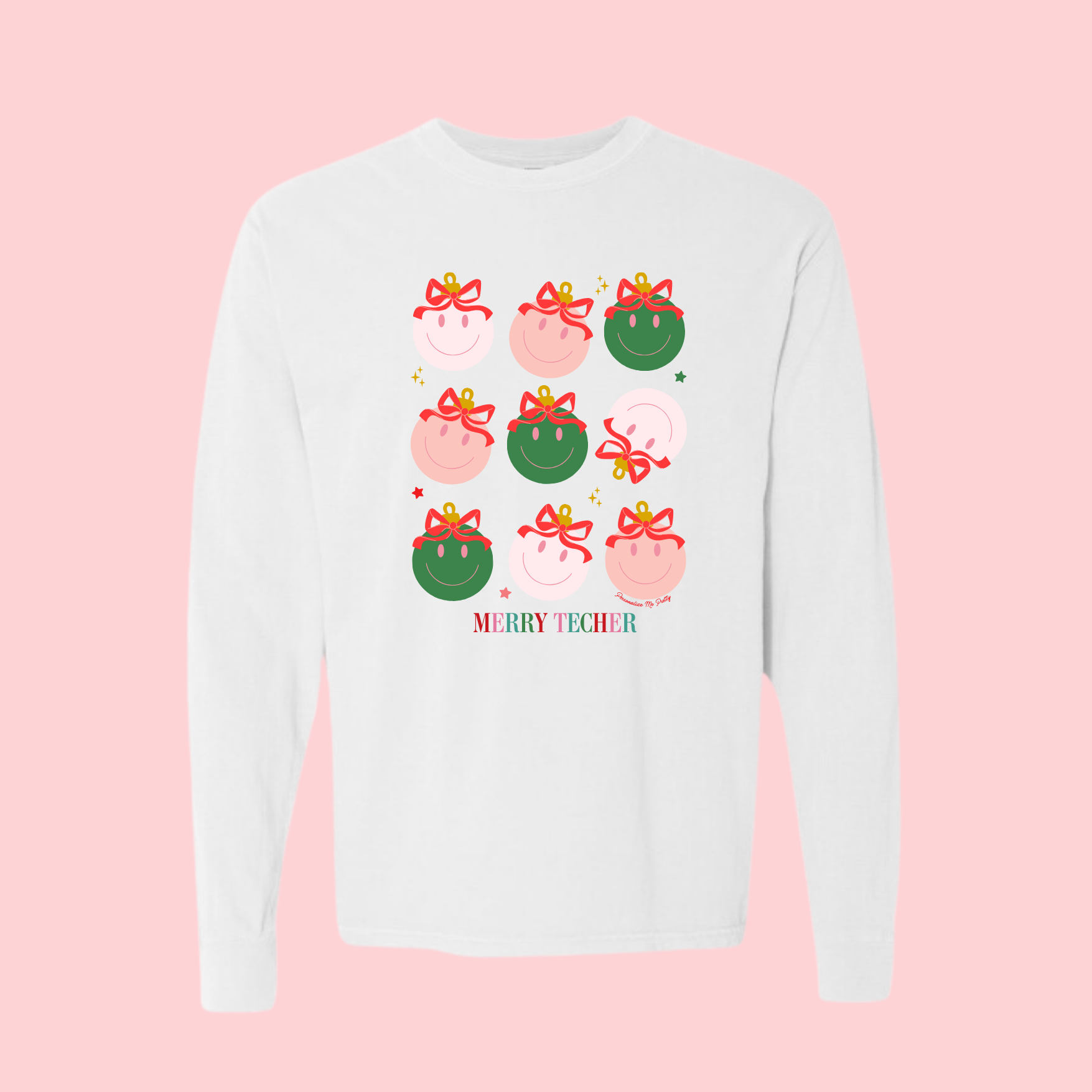 Merry & Bright Teacher Long Sleeve