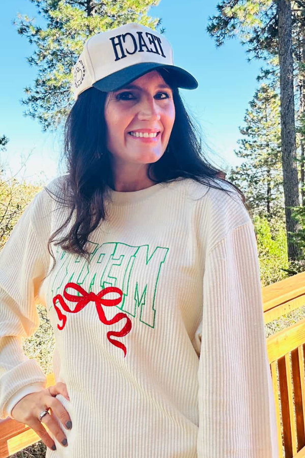 Teach Puff Embroidered Black Hat