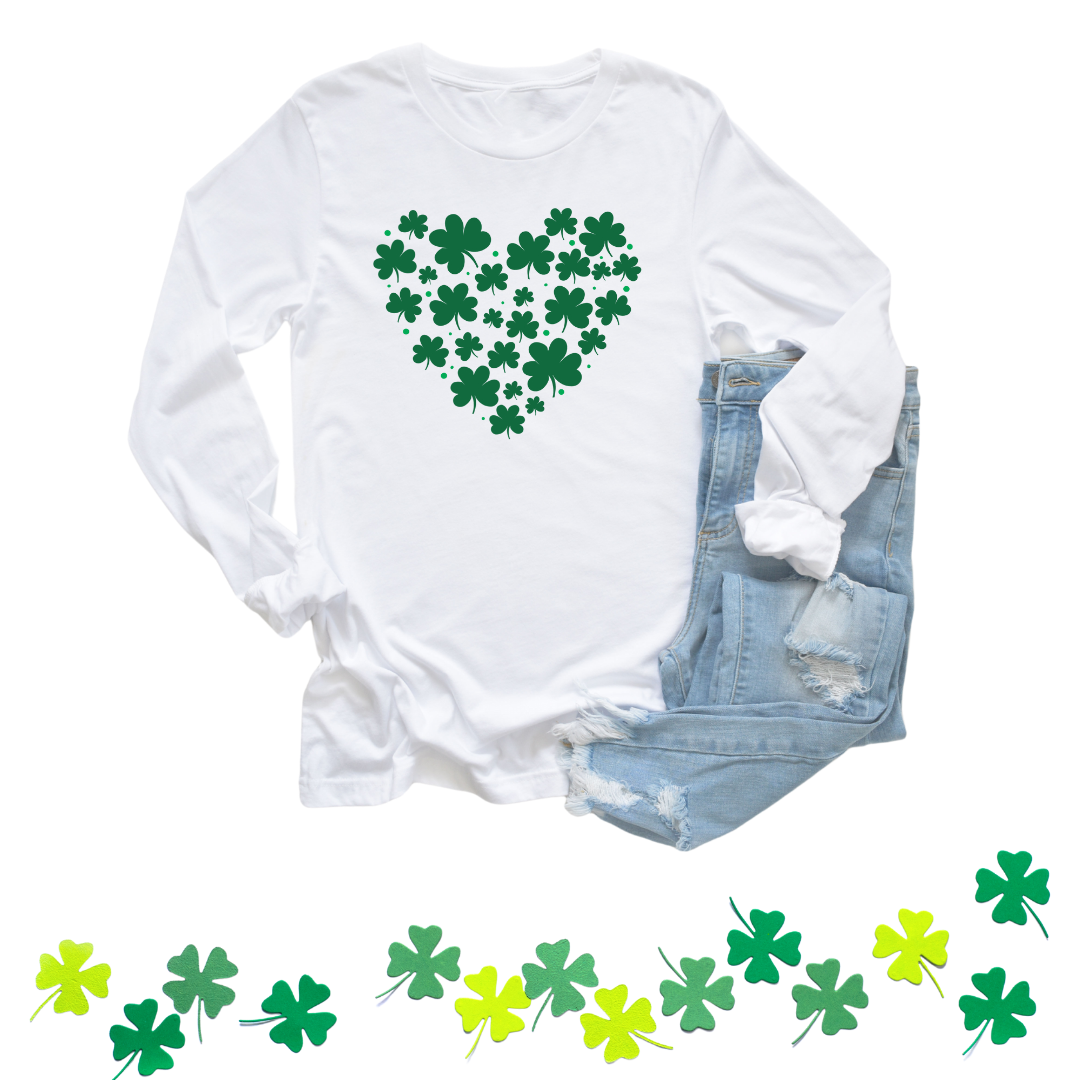Shamrock Heart Long Sleeve